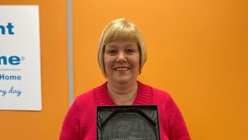 •	Catherine Rock won the prestigious Home Care Worker Award.