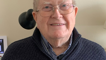 Picture of elderly man, Bill. Right at Home Solent Client.