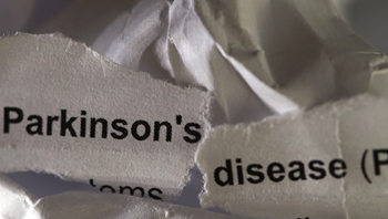 Parkinson's Disease written on paper